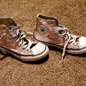 Converse size 2 girls shoes